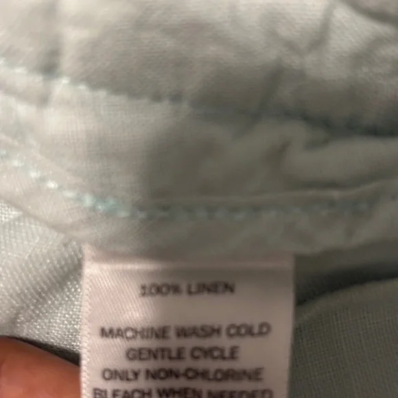 Talbot Maxi Skirt 100% Linen A-Line Sz 18 Seafoam Green Lagenlook Coastal Resort - Picture 5 of 10